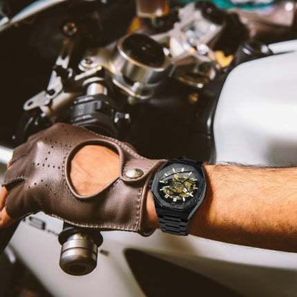 Golden Mechanic Luxury Aviator Men’s Watch - wnkrs