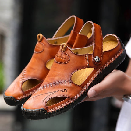 Men's Genuine Leather Sandals - Wnkrs