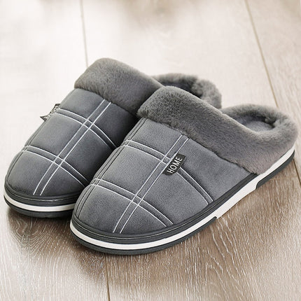 Men's Plaid Plush Slippers - Wnkrs