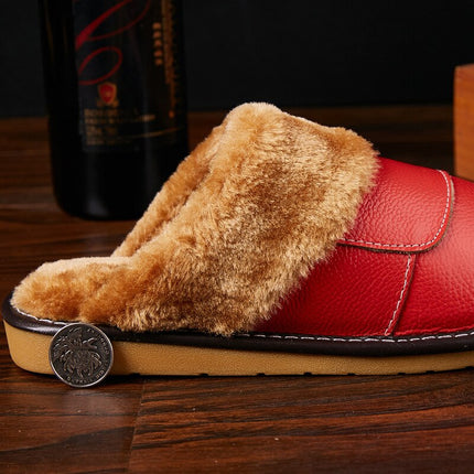 Men's Warm Plush Slippers - Wnkrs