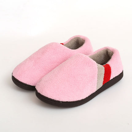 Men's Striped Plush Slippers - Wnkrs