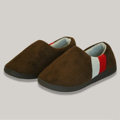 Men's Striped Plush Slippers - Wnkrs