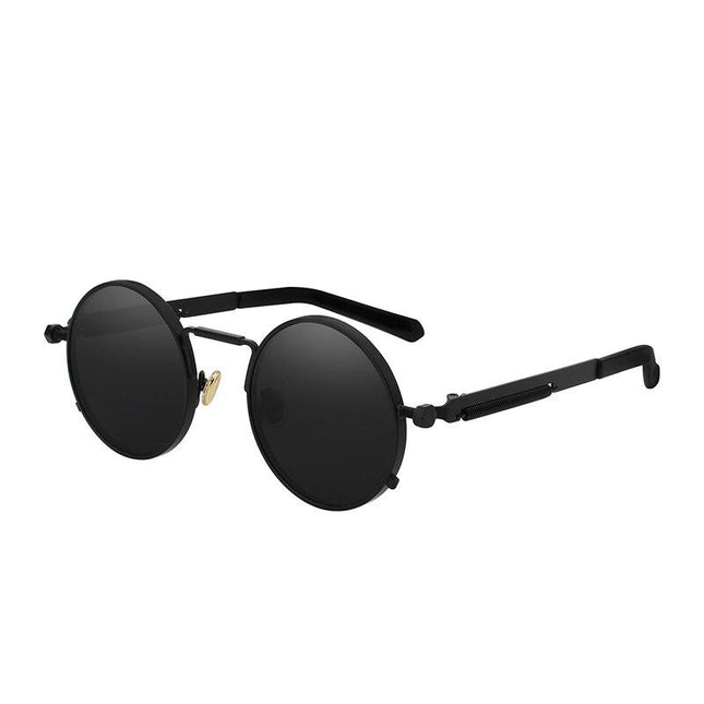 Round Shaped Retro Sunglasses - Wnkrs