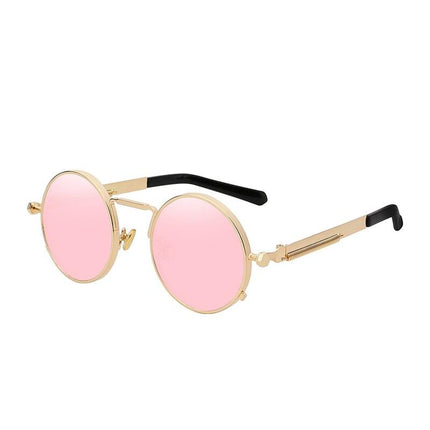 Round Shaped Retro Sunglasses - Wnkrs