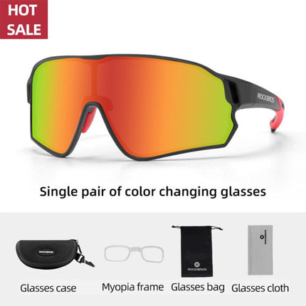 Men's UV400 Photochromic Bike Glasses - wnkrs