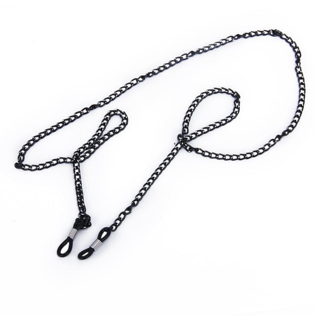 Adjustable Black Metal Glasses Chain - wnkrs