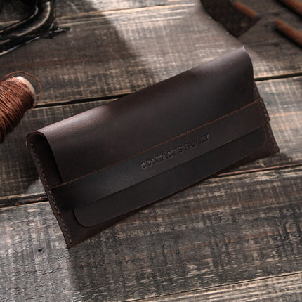 Genuine Leather Classic Sunglasses Case - Wnkrs