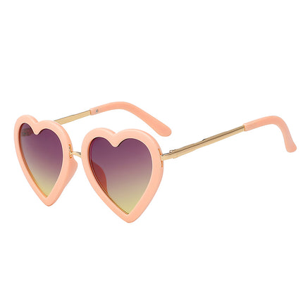 Fashion Girl`s Heart Shaped UV 400 Sunglasses - Wnkrs