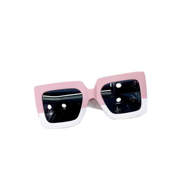 Retro Square Leopard Color-Block Sunglasses for Kids - Wnkrs