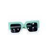 Light Green / White