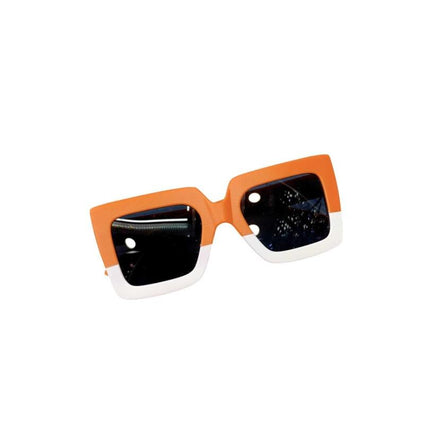 Retro Square Leopard Color-Block Sunglasses for Kids - Wnkrs