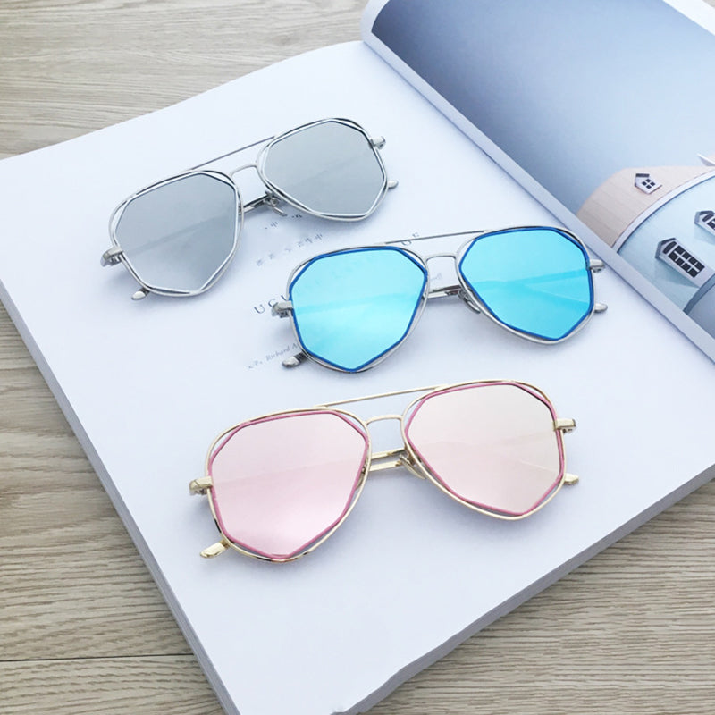 Children's Pilot Sunglasses with Metal Frame