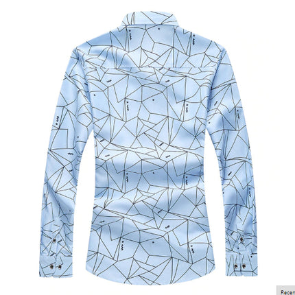 Geometric Printed Party Men's Shirt - Wnkrs