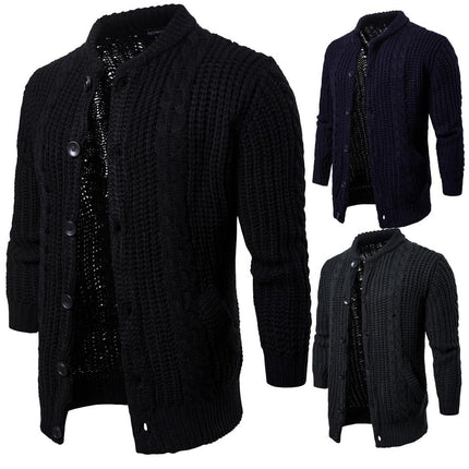 Men's Cotton Knitted Cardigan - Wnkrs