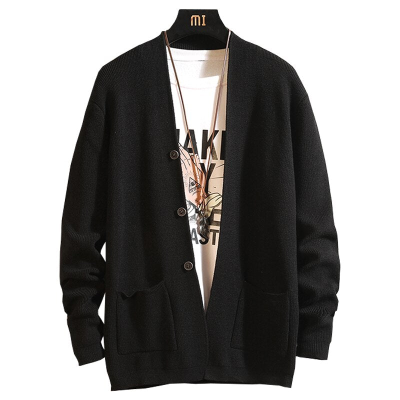 Men's Knitted Slim Cardigan