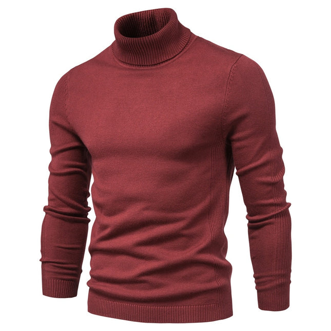 Men's Turtleneck Basic Sweater - Wnkrs