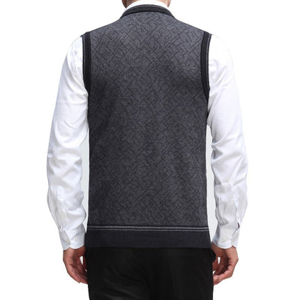 Men's Knitted Pullover Vest - Wnkrs