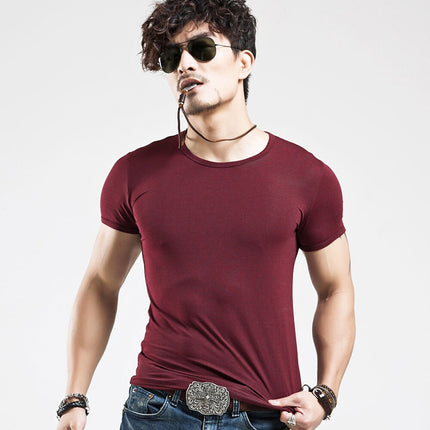 Men's Summer Cotton Solid Tops - Wnkrs