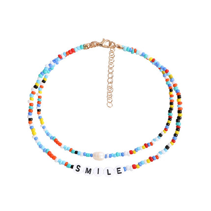 Bohemian Handmade Beaded Shell Necklace - Wnkrs