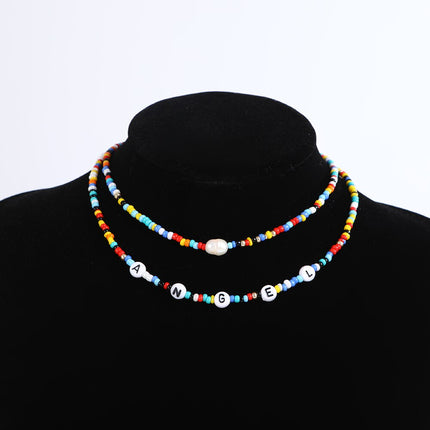 Bohemian Handmade Beaded Shell Necklace - Wnkrs