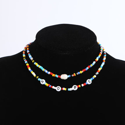 Bohemian Handmade Beaded Shell Necklace - Wnkrs