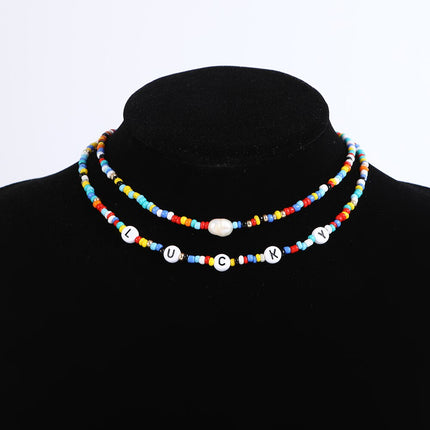 Bohemian Handmade Beaded Shell Necklace - Wnkrs