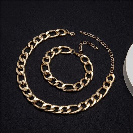 Hip-Hop Chain Stylized Jewelry Sets - Wnkrs