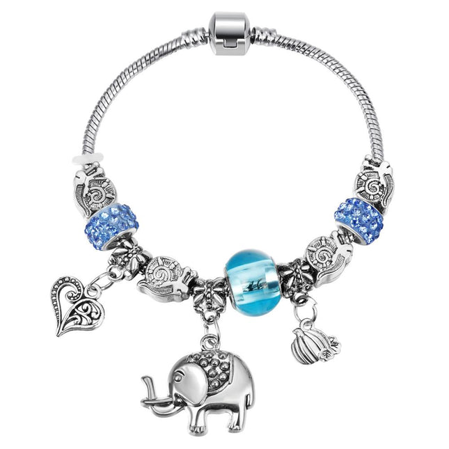 Cute Rhinestone Women's Charm Bracelet - Wnkrs