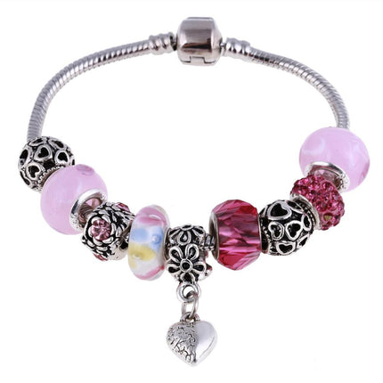 Cute Rhinestone Women's Charm Bracelet - Wnkrs