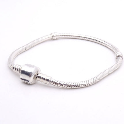 925 Sterling Silver Snake Chain Bangle - wnkrs