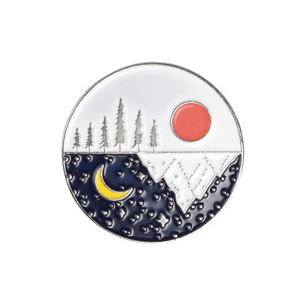 Camping Themed Metal Brooch - Wnkrs