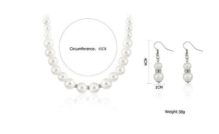 Fashionable Classic Silver Plated Bridal Jewelry Set - wnkrs