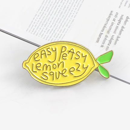 Lemon Shaped Unisex Brooch - Wnkrs