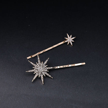 Women's Star and Moon Shaped Hair Clip - Wnkrs