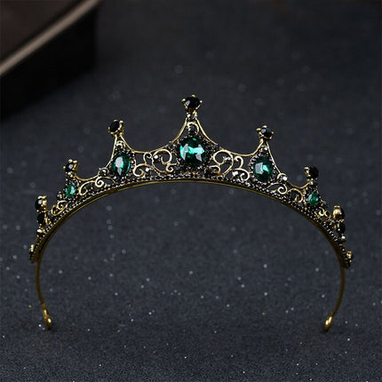 Green Crystals Design Princess Crown - Wnkrs