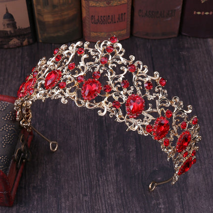 Women's Solid Crystal Tiara - Wnkrs