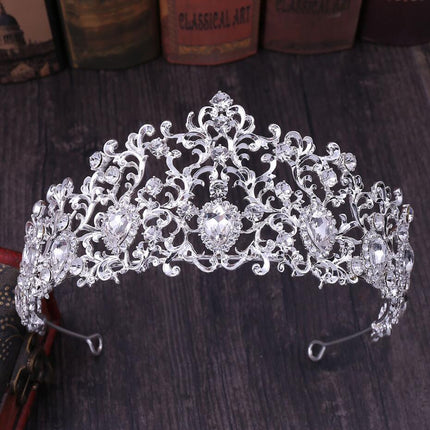 Women's Solid Crystal Tiara - Wnkrs