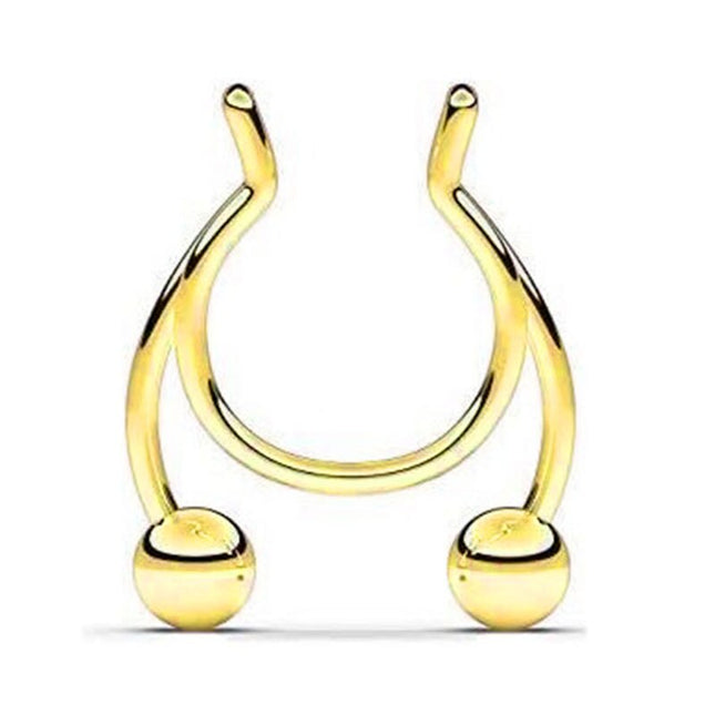 Antler Shape Fake Nose Ring - Wnkrs