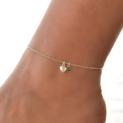 Bohemian Evil Eye Anklet - Wnkrs