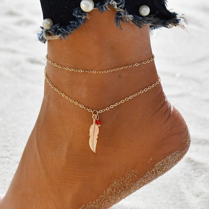 Fashion Gold Color Anklets Set - Wnkrs
