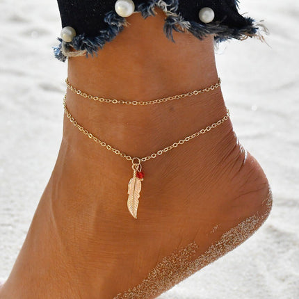 Fashion Gold Color Anklets Set - Wnkrs