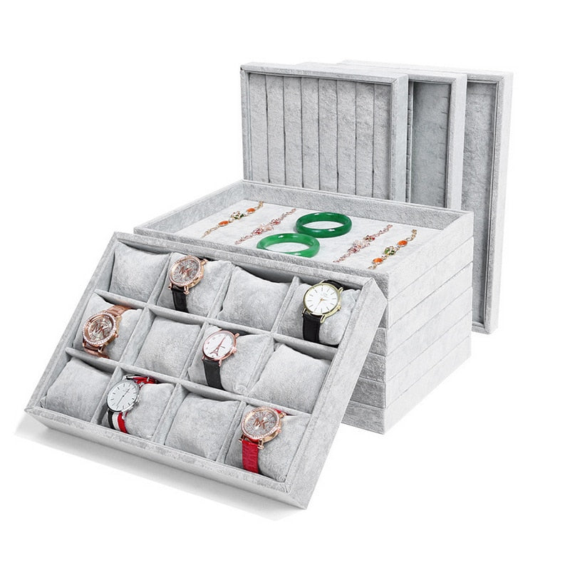 High Quality Velvet Jewelry Trays