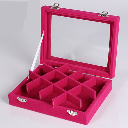 12-Grids Jewelry Organizer Box with Locks - wnkrs