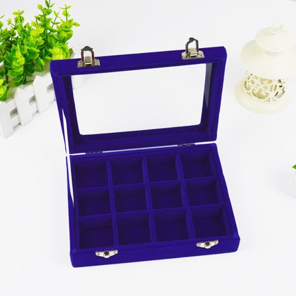 12-Grids Jewelry Organizer Box with Locks - wnkrs