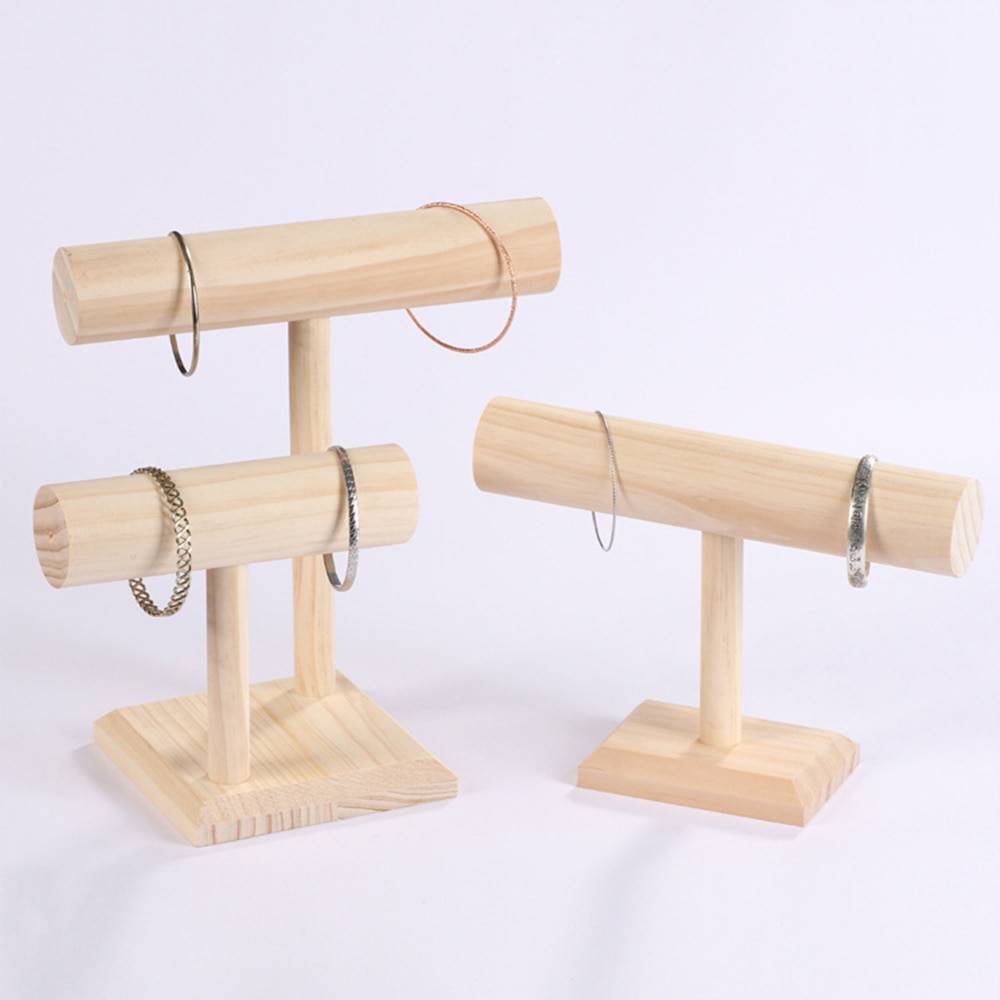 Wooden Bar Jewelry Holder