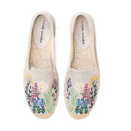 Floral Styled Espadrilles for Women - Wnkrs