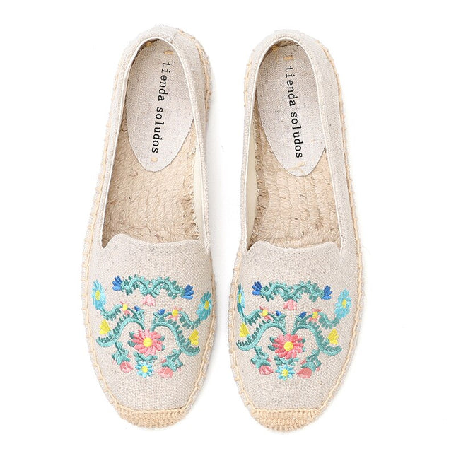 Floral Styled Espadrilles for Women - Wnkrs