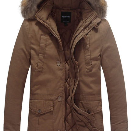 Men's Winter Jacket with Detachable Hood - Wnkrs