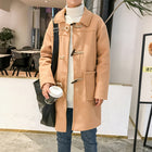 Men's Classic Duffle Coat with Horn Buttons - Wnkrs