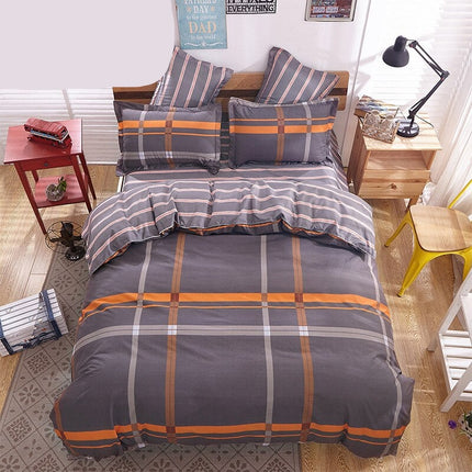 Modern Printed Bedding Set 4 Pcs - wnkrs